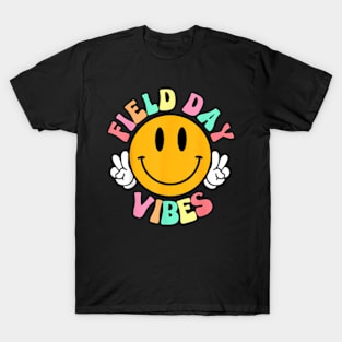 Field Day Vibes For Teacher Kids Happy Field Day 2024 T-Shirt